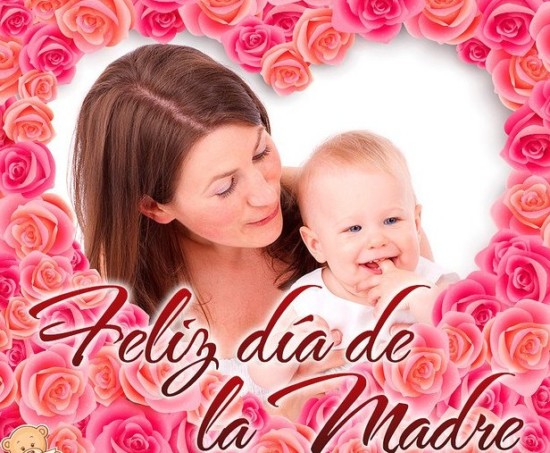 Día de la Madre flores y corazones (1)