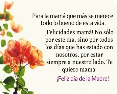 Mensajes Para El Dia De Las Madres Bonitos Frases Hoy