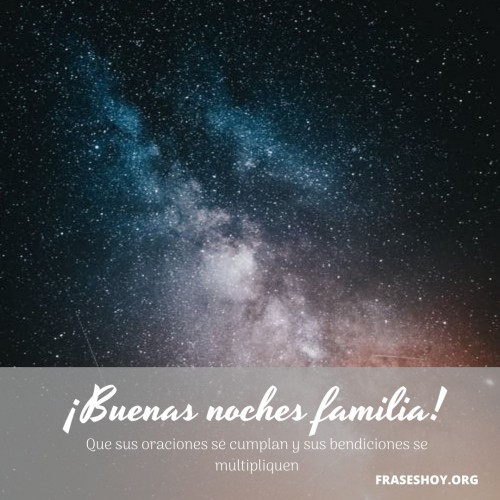 Buenas Noches Familia: Imágenes Mensajes y Frases Cortas 【Gratis 2021】 |  