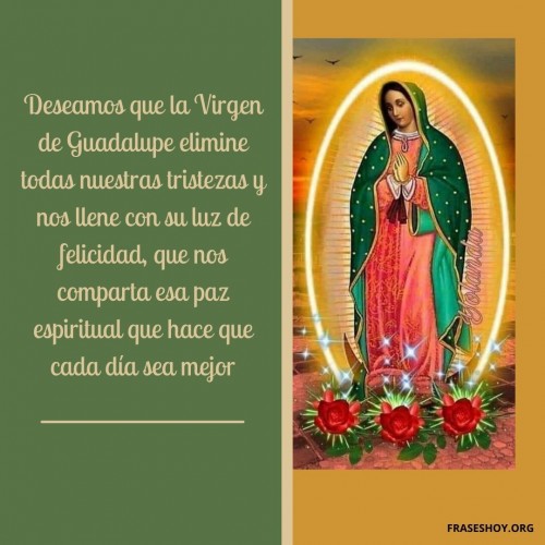  Imágenes de la Virgen de Guadalupe    frases, gifs y oraciones de Nuestra Señora de Guadalupe