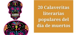 20 Calaveritas literarias populares del día de muertos